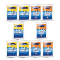 Combo 05 Barrilha 2 kg + 05 Sulfato 2 kg - Hidroazul Combo 05 Barrilha 2 kg + 05 Sulfato 2 kg - Hidroazul