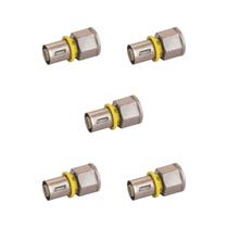 Combo 05 unidades Conector 20 X 1/2 (F) Tudogás Combo 05 unidades Conector 20 X 1/2 (F) Tudogás