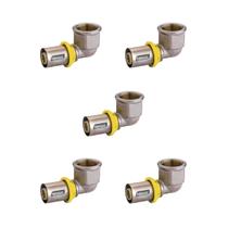 Combo 05 unidades Cotovelo 16 X 1/2 (F) Tudogás