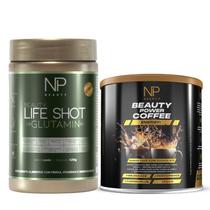 Combo 1 Beauty Life Shot Glutamin e 1 Beauty Power Coffee
