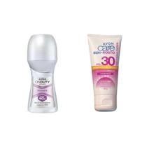 Combo 1 protetor solar 50 FPS 50G e 1 roll on Women powder
