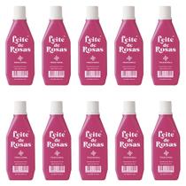 Combo 10 Desodorante leite de rosas + proteção para seu corpo indicado para a limpeza da pele 60ml