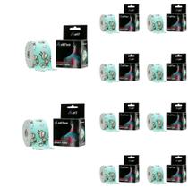 Combo 10 Fita Tapping Bandagem 5x5cm Estampa Cegonha Aktive