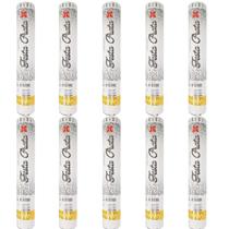 Combo 10 Lança Confete Prata Metalizado Festa Celebração