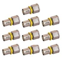 Combo 10 unidades Conector 20 X 1/2 (F) Tudogás