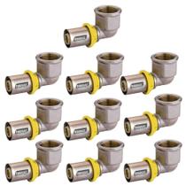 Combo 10 unidades Cotovelo 26 X 3/4 (F) Tudogás