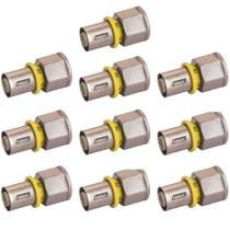 Combo 10un. Conector 16 X 1/2 (F) Tudogás