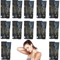 Combo 12 Pomadas Fisiofort Preta Premium Anti-Inflamatória Relaxante Intensivo 150g Bisnaga Original