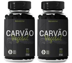 Combo 120 Cápsulas Carvão Vegetal Ativado 100% Natural Combo 120 Cápsulas Carvão Vegetal Ativado 100% Natural