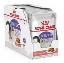 Combo 12un Sachê Royal Canin Sterilised Castrados 85g Cada