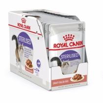 Combo 12un Sachê Royal Canin Sterilized Feline pedaços ao molho85g Cada