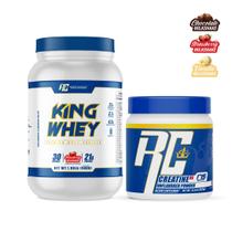 COMBO 19 - Creatina 525g 100% Pura + King Whey 900g