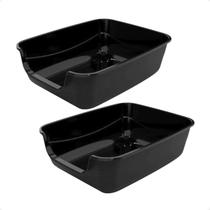 Combo 2 Bandeja Jumbox Pet Injet - Preta