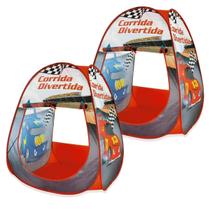 Combo 2 Barracas Infantil Tenda Corrida Divertida com Bolsa de Transporte Combo 2 Barracas Infantil Tenda Corrida Divertida com Bolsa de Transporte