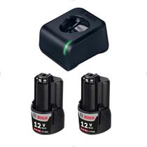 Combo 2 Baterias 12v e Carregador Bivolt GAL12V-20 Bosch Combo 2 Baterias 12v e Carregador Bivolt GAL12V-20 Bosch