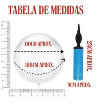 Combo 2 Bombinha Balão Bubble 24 Festa Decoração Aniversario