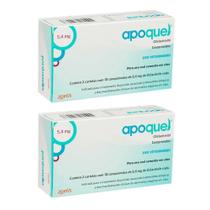 Combo 2 Caixas Apoquel 5,4 mg 20 comprimidos Cães - Zoetis Combo 2 Caixas Apoquel 5,4 mg 20 comprimidos Cães - Zoetis