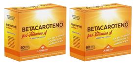 Combo 2 caixas Betacaroteno 60 cápsulas La San-day