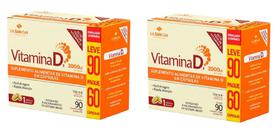 Combo 2 caixas Vitamina D3 2000 UI - 90 cápsulas - La San-Day