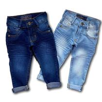 Combo 2 Calça Jeans Infantil Masculina Skinny