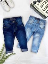 Combo 2 Calça Jeans Infantil Masculina Skinny - Mundo Principe