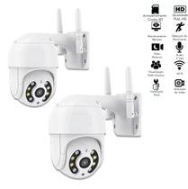 Combo 2 Câmeras A8 A Prova Dágua Full Hd Com Infravermelho Zoom Optico 4x Aplicativo Icsee Top