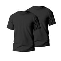 Combo 2 Camisetas Básicas Masculina Lisa Neutra 100% Algodão