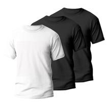 Combo 2 Camisetas Masculina Básica 100% Algodão Sem Estampa