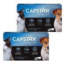 Combo 2 Capstar 11,4 Mg Cães E Gatos Cx 6 Comprimidos