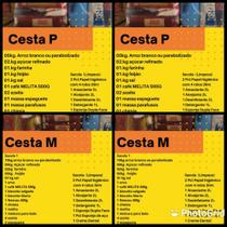 Combo 2 Cesta Básica P e 2 Cesta Básica M Combo 2 Cesta Básica P e 2 Cesta Básica M