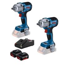 Combo 2 chave impacto gds 18v-450 + kit bateria e carregador