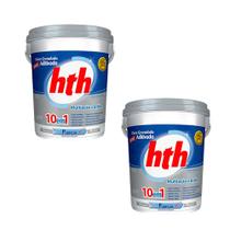 Combo 2 Cloro Granulado Aditivado HTH 10 em 1 - 5kg (10K Total)