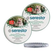 Combo 2 Coleira Antipulgas E Carrapatos Seresto P Até 8kg