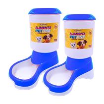Combo 2 Comedouro Automático Alimenta Pet One - Azul