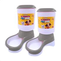Combo 2 Comedouro Automático Alimenta Pet One - Nude