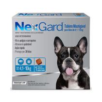 Combo 2 Comprimidos Nexgard Cães 4 a 10 kg