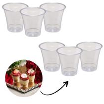 Combo 2 Copinho Ceia Cristal 10ml C/50 Sobremesa Festa Doce Combo 2 Copinho Ceia Cristal 10ml C/50 Sobremesa Festa Doce