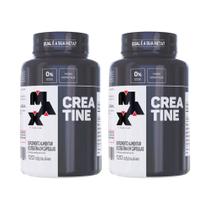 Combo 2 Creatinas Monohidratada Em Cápsulas 120 Uni/cd - Max Titanium