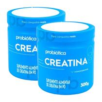 Combo 2 Creatinas Pura Monohidratada Pote 300g - Probiótica