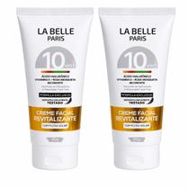 Combo 2 Creme Facial Hidratante 10 em 1 Ácido Hialurônico Rosa Mosqueta 50g Combo 2 Creme Facial Hidratante 10 em 1 Ácido Hialurônico Rosa Mosqueta 50g