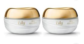 Combo 2 creme hidratante acentnado lily tradicional