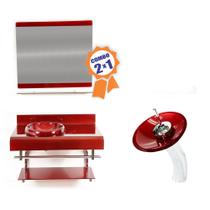 Combo 2 em 1 - Gabinete 70cm Espanha + Torneira Ibiza
