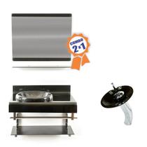 Combo 2 em 1 - Gabinete 70cm Espanha + Torneira Ibiza