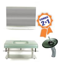 Combo 2 em 1 - Gabinete 80cm Bélgica + Torneira Ibiza