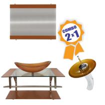 Combo 2 em 1 - Gabinete 80cm Dinamarca + Torneira Ibiza