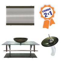 Combo 2 em 1 - Gabinete 90cm Itália + Torneira Ibiza