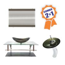 Combo 2 em 1 - Gabinete 90cm Romênia + Torneira Ibiza