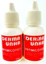 Combo 2 frascos de Derma unha Tratamento Micoses De Unhas