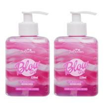 Combo 2 Gel Blow Girl Sexo Oral Beijável 320ml Hot Flowers