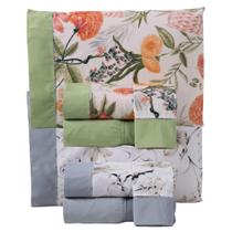 Combo 2 Jogo Cama Lençol Queen California 4 Peças Verde